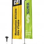 Beach flag personnalisable