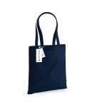 Tote bag bleu personnalisé