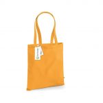 Tote bag orange personnalisé