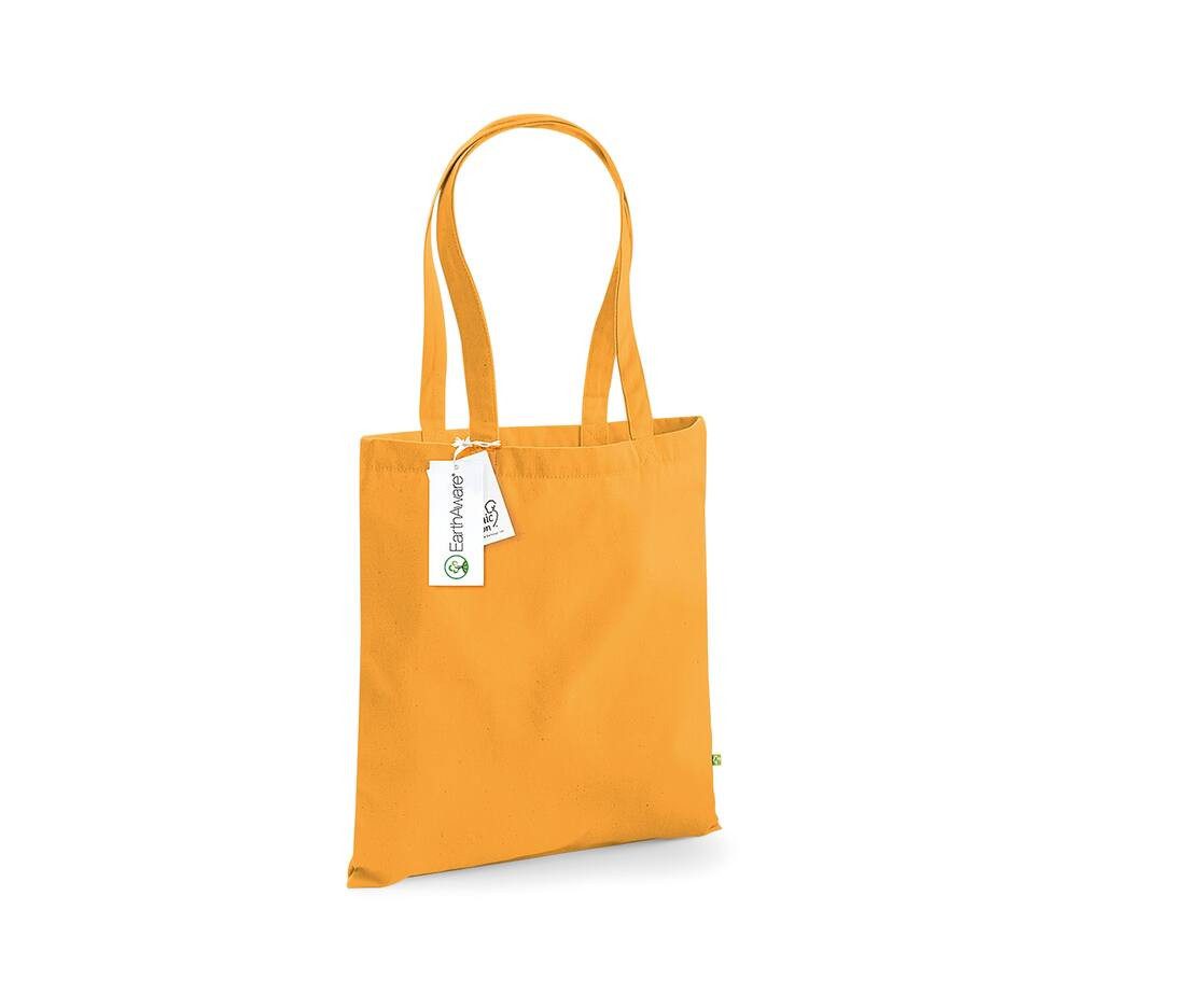 Tote bag orange personnalisé