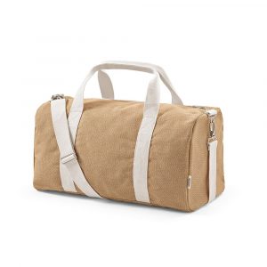 Sac de sport beige publicitaire personnalisable
