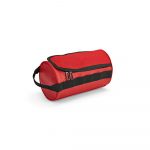 Trousse de toilette rouge publicitaire personnalisable