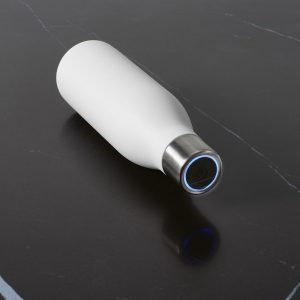 Bouteille isotherme blanche personnalisable publicitaire