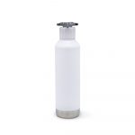 Bouteille double paroi blanc personnalisable publicitaire