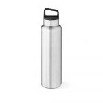 Bouteille isotherme argenté personnalisable publicitaire