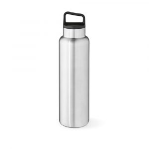 Bouteille isotherme argenté personnalisable publicitaire
