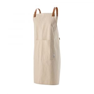 Tablier beige personnalisable publicitaire