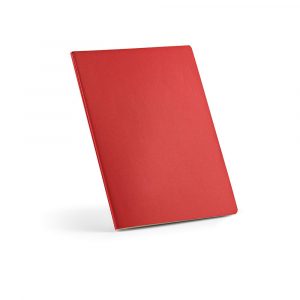 Carnet A4 rouge personnalisable publicitaire