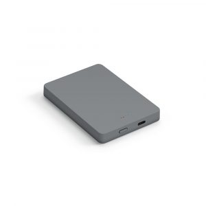 power bank gris personnalisable publicitaire