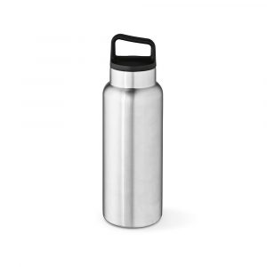 Bouteille double paroi argenté personnalisable publicitaire