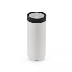 Bouteille double paroi blanche personnalisable publicitaire