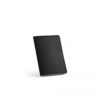 Bloc-notes A6 noir personnalisable publicitaire