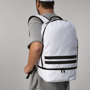 Sac à dos blanc personnalisable publicitaire