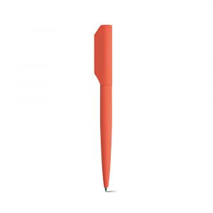 Stylo bille orange personnalisable publicitaire