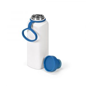 Bouteille isotherme bleu personnalisable publicitaire