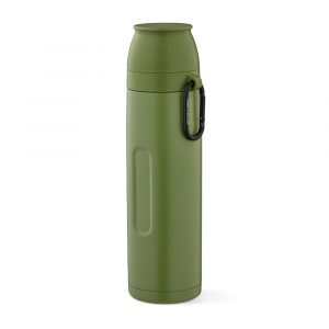 Thermos vert kaki personnalisable publicitaire