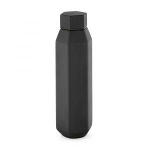 Bouteille double paroi noir personnalisable publicitaire