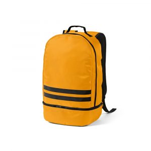 Sac à dos jaune personnalisable publicitaire