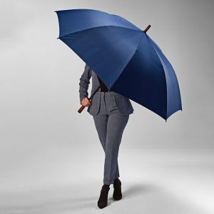 Parapluie bleu personnalisable publicitaire