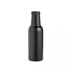 Bouteille acier inoxydable noir personnalisable publicitaire