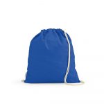 Sac cordelette bleu personnalisable publicitaire