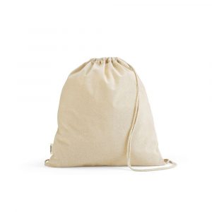 Sac cordelette beige personnalisable publicitaire