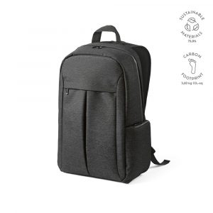 Sac à dos noir personnalisable publicitaire