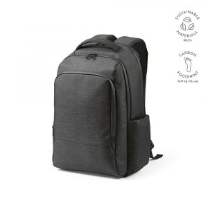 Sac à dos noir personnalisable publicitaire