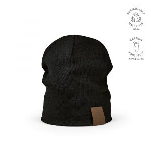Bonnet noir personnalisable publicitaire