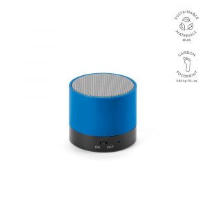 Enceinte bleu personnalisable publicitaire