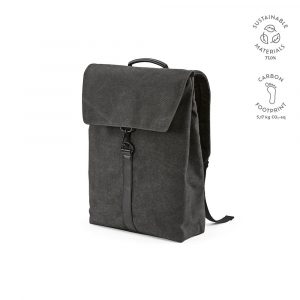 Sac à dos noir personnalisable publicitaire