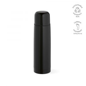 Thermos noir personnalisable publicitaire