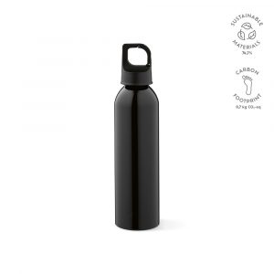 Bouteille noir personnalisable publicitaire