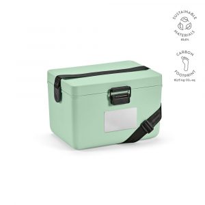 Glacière 12L vert pastel personnalisable publicitaire