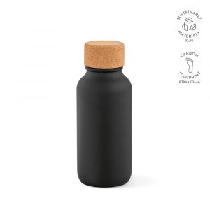 Bouteille noir personnalisable publicitaire
