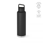 Bouteille isotherme noir personnalisable publicitaire