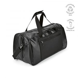Sac de sport noir personnalisable publicitaire