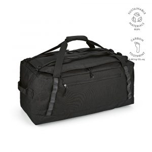 Sac de sport noir publicitaire personnalisable
