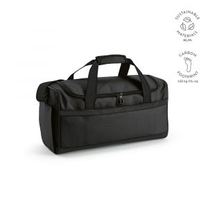 Sac de sport noir publicitaire personnalisable
