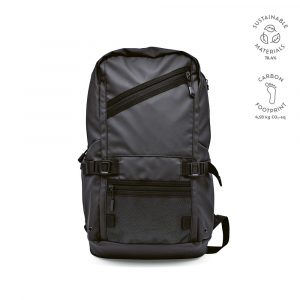 Sac à dos noir personnalisable publicitaire