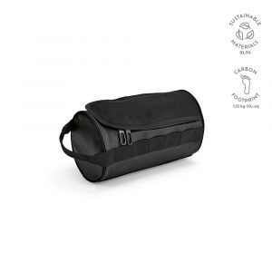 Trousse de toilette noire publicitaire personnalisable