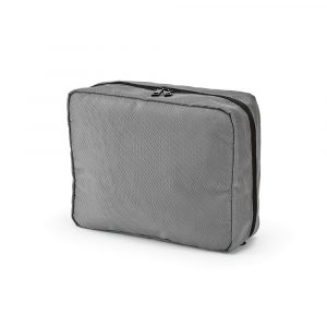 Trousse de toilette grise personnalisable publicitaire