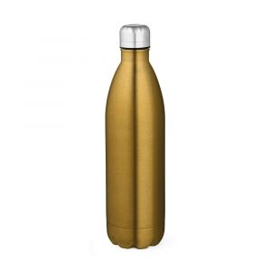 Bouteille isotherme doré personnalisable publicitaire