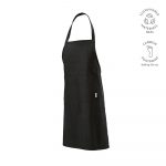 Tablier de cuisine noir personnalisable publicitaire