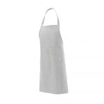 Tablier de cuisine gris personnalisable publicitaire
