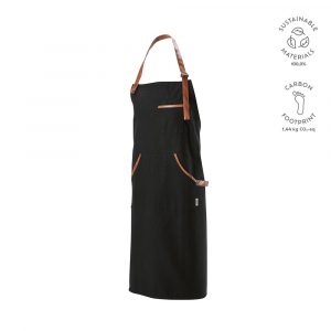 Tablier noir personnalisable publicitaire