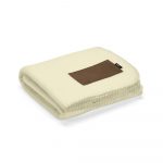 Couverture beige personnalisable publicitaire