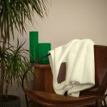 Couverture blanche personnalisable publicitaire