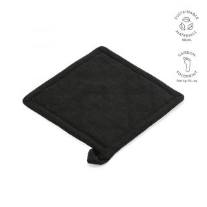 Gant de cuisine noir personnalisable publicitaire
