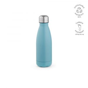 Bouteille bleue clair personnalisable publicitaire